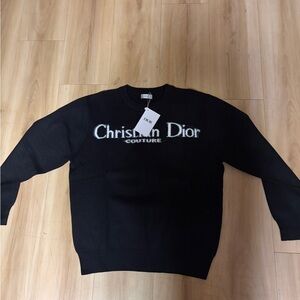 Dior Men's Black Crewneck Sweater